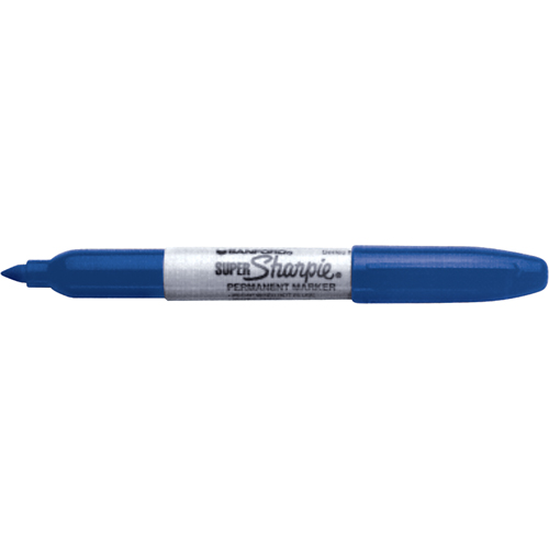Permanent Markers - Super, Blue, Fine Tip Seaboard Timber Mart