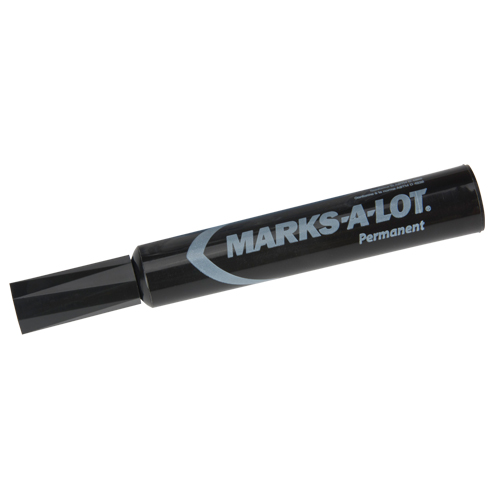 Marqueurs permanents Marks-a-Lot, Ciseau, Noir Seaboard Timber Mart