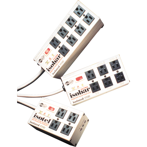 Isobar&reg; Premium Surge Suppressors, 4 Outlets, 3330 J, 1440 W, 6' Cord Seaboard Timber Mart