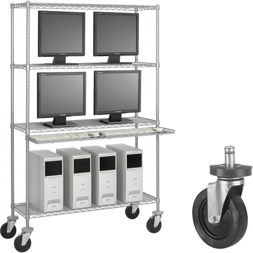 5" Rubber Caster Kit Seaboard Timber Mart