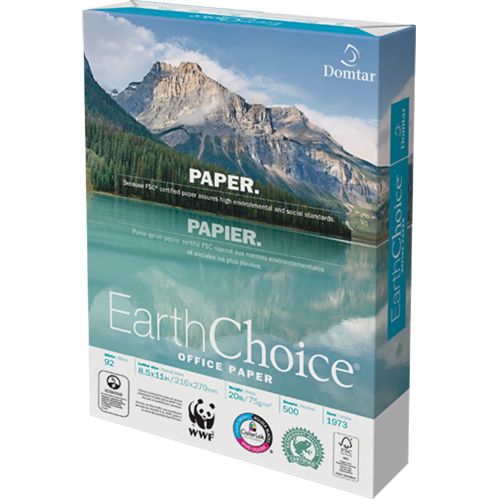 EarthChoice&reg; Office Paper, FSC, 8-1/2" x 11", 20 lbs., White Seaboard Timber Mart