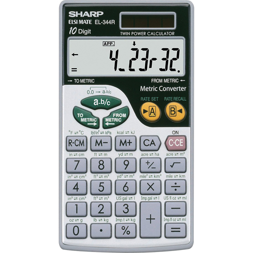 Calculatrice m&eacute;trique Seaboard Timber Mart