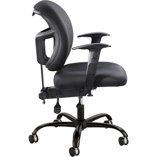 Chaises de travail pour usage intensif 24/7 Alday, Nylon, Noir, Capacit&eacute; 500 lb Seaboard Timber Mart