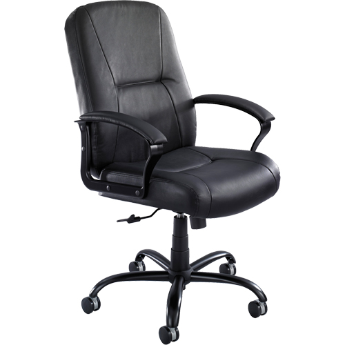 Chaises Serenity pour gens grands & costauds, Cuir, Noir, Capacit&eacute; 500 lb Seaboard Timber Mart