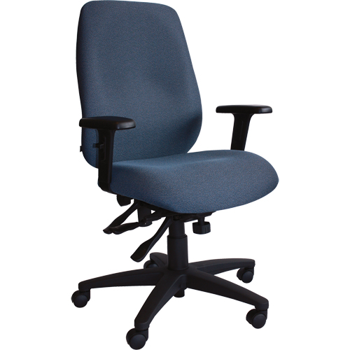 Cierra Ergonomic Chairs, Fabric, Blue, 250 lbs. Capacity Seaboard Timber Mart