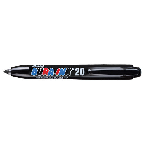 Marqueur permanent Dura-Ink no 20, Noir, Pointe Fin Seaboard Timber Mart