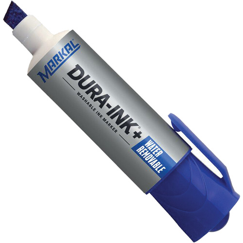 Marqueur &agrave; encre Dura-Ink WashAway, Bleu, Pointe Ciseau Seaboard Timber Mart