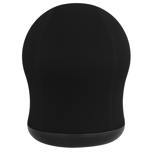 Zenergy Swivel Ball Chair, Mesh, Black, 250 lbs. Capacity Seaboard Timber Mart