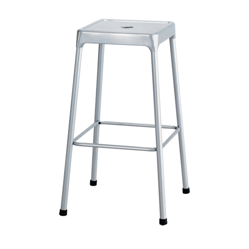Tabouret en acier pour bistro Safco, Stationnaire, Fixe, 29", Acier Si&egrave;ge, Gris Seaboard Timber Mart