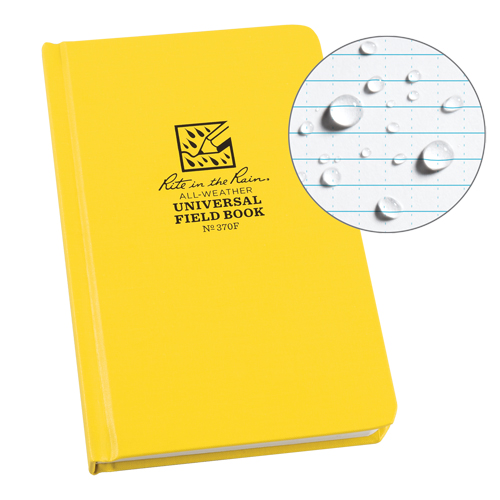 Livre reli&eacute;, Couverture rigide, Jaune, 160 Pages, 4-5/8" , 7-1/4"  Seaboard Timber Mart
