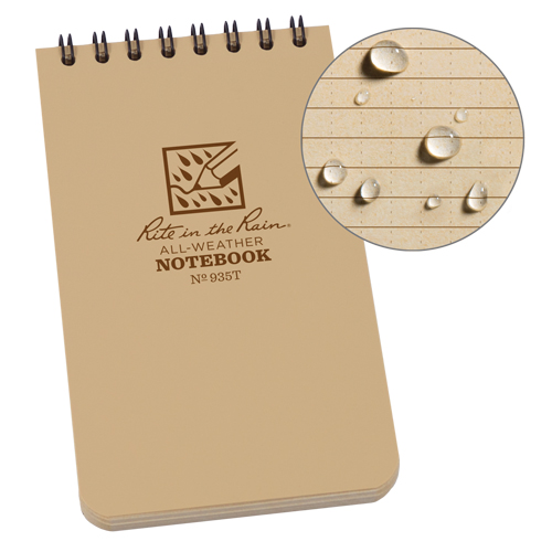 Carnet de notes de poche &agrave; spirale, Couverture souple, Havane, 100 Pages, 3" , 5"  Seaboard Timber Mart