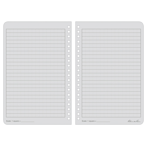 Side-Spiral Notebook, Soft Cover, Black, 64 Pages, 4-5/8" W x 7" L Seaboard Timber Mart