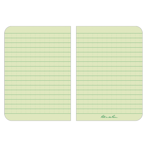 Livre m&eacute;mo, Couverture souple, Vert, 112 Pages, 3-1/2" , 5"  Seaboard Timber Mart