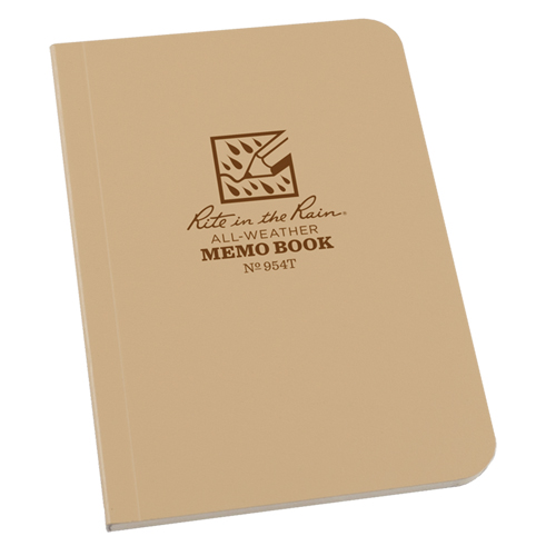 Livre m&eacute;mo, Couverture souple, Havane, 112 Pages, 3-1/2" , 5"  Seaboard Timber Mart