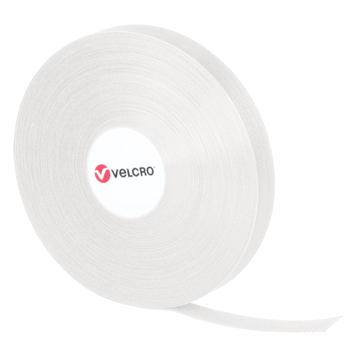 Attaches QWIK, Boucle et crochet, 25 vg x 3/4", Auto-aggripant, Blanc Seaboard Timber Mart