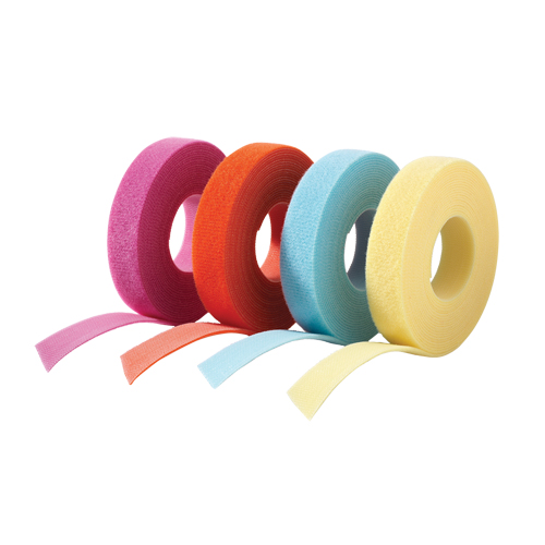One-Wrap&reg; Cable Management Tape, Hook & Loop, 25 yds x 3/4", Self-Grip, Aqua Seaboard Timber Mart