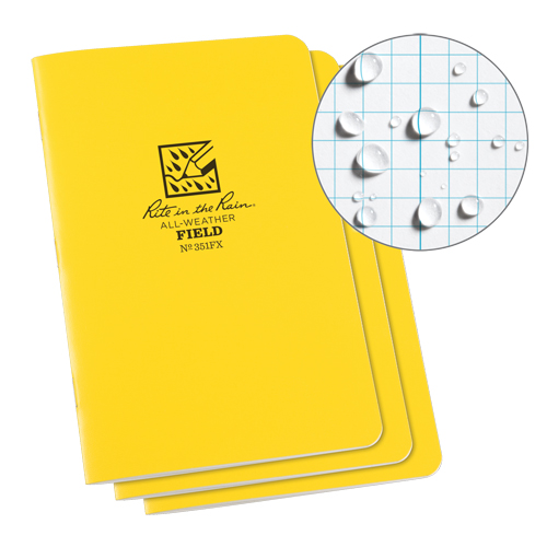 Carnet de notes, Couverture souple, Jaune, 48 Pages, 4-5/8" , 7"  Seaboard Timber Mart