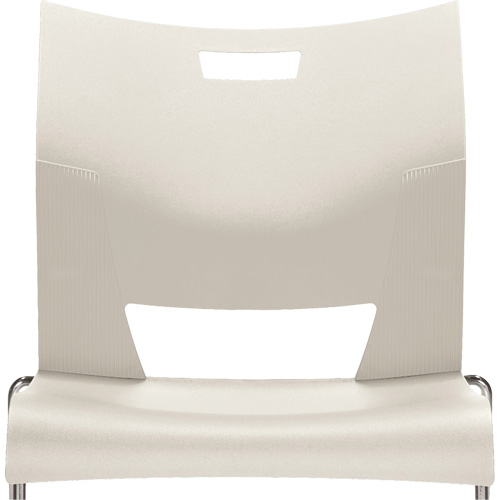 Duet Armless Training Chair, Plastic, 33-1/4" High, 350 lbs. Capacity, White Seaboard Timber Mart