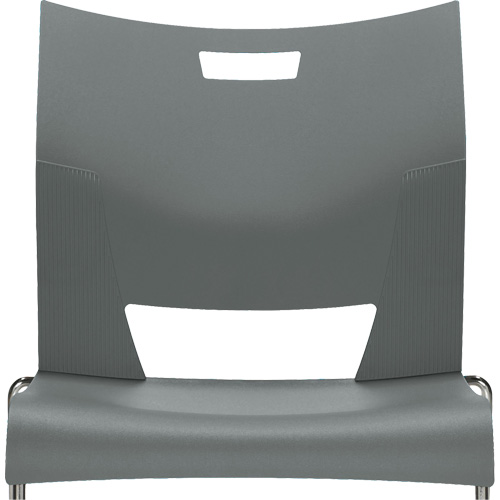 Duet Armless Training Chair, Plastic, 33-1/4" High, 350 lbs. Capacity, Grey Seaboard Timber Mart