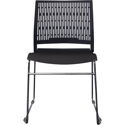 Activ Series Stacking Chairs, Polypropylene, 32-3/8" High, 275 lbs. Capacity, Black Seaboard Timber Mart
