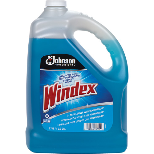 Windex&reg; Glass Cleaner with Ammonia-D&reg;, 3.8 L, Jug Seaboard Timber Mart