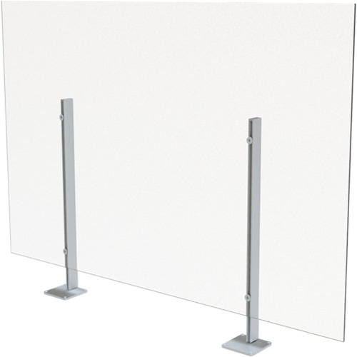 Surface Mount Sneeze Guard, 36" W x 36" H Seaboard Timber Mart
