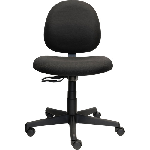 Aspen Low Back Posture Task Chair, Fabric, Black, 275 lbs. Capacity Seaboard Timber Mart