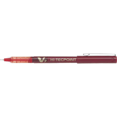 Hi-Tecpoint Pen, Red, 0.7 mm Seaboard Timber Mart