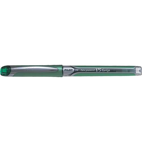 Hi-Tecpoint Grip Pen, Green, 0.5 mm Seaboard Timber Mart
