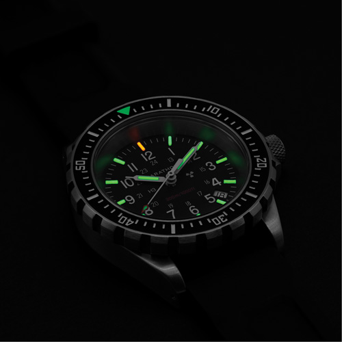 Large Diver's Quartz Watch, Digital, Battery Operated, 41 mm, Black Seaboard Timber Mart