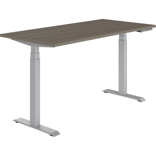 Newland Height-Adjustable Rectangular Table Seaboard Timber Mart