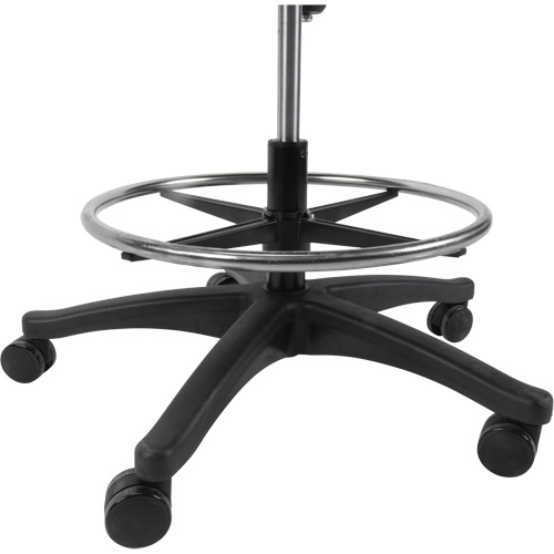 Mesh Work Stool, Mobile, Adjustable Height, 450 lbs. Capacity Seaboard Timber Mart