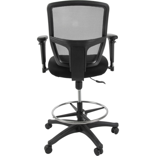 Mesh Work Stool, Mobile, Adjustable Height, 450 lbs. Capacity Seaboard Timber Mart