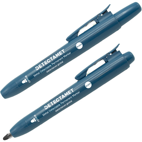 Retractable Permanent Marker, Bullet, Black Seaboard Timber Mart