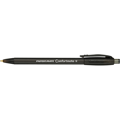 ComfortMate Pen, Black, 1 mm, Retractable Seaboard Timber Mart