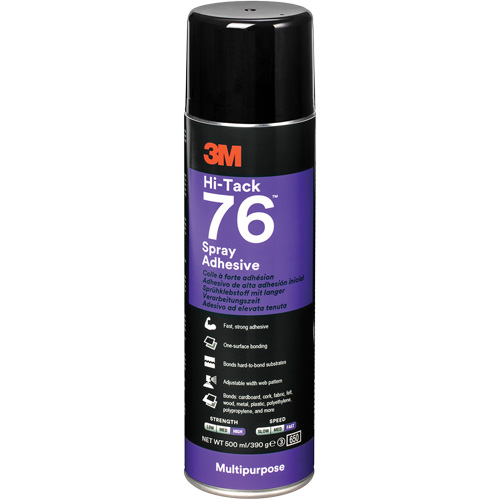 76 High Tack Adhesive, Clear, Aerosol Can Seaboard Timber Mart