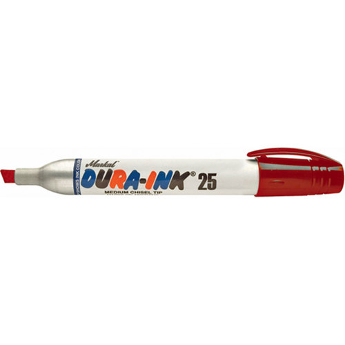 Dura-Ink&reg; Markers - #25 Felt-Tip, Chisel, Red Seaboard Timber Mart