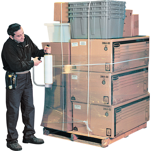 Stretch Wrap, Cast, 75 Gauge (19 micrometers), 13" x 1476' Seaboard Timber Mart