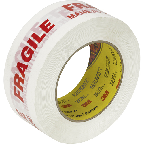 Ruban d'emballage Scotch 3771 avec message, Adh&eacute;sif Thermofusible, 2 mils, 48 mm (1-22/25") x 100 m (328') Seaboard Timber Mart