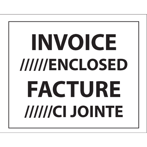 Pochettes pour bordereau d'exp&eacute;dition, 4" lo x 5" la, Style Insertion par l'arri&egrave;re Seaboard Timber Mart