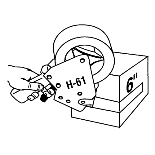 Stretchable Tape, 5 mils Thick, 38.1 mm (1-1/2") x 55 m (180')  Seaboard Timber Mart
