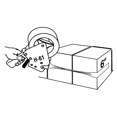 Stretchable Tape, 5 mils Thick, 38.1 mm (1-1/2") x 55 m (180')  Seaboard Timber Mart