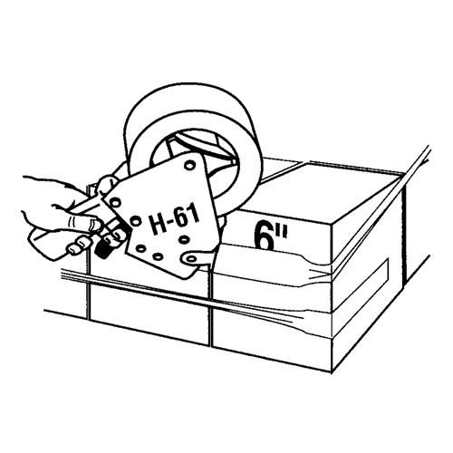 Stretchable Tape, 5 mils Thick, 38.1 mm (1-1/2") x 55 m (180')  Seaboard Timber Mart