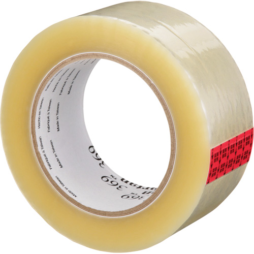 Tartan 369 Box Sealing Tape, Acrylic Adhesive, 1.6 mils, 48 mm (1-22/25") x 100 m (328') Seaboard Timber Mart