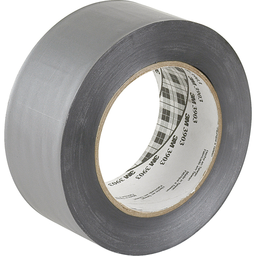 3903 Vinyl Duct Tape, 50 mm (2") W x 45.5 m (149.25') L, 6.3 mils, Grey Seaboard Timber Mart