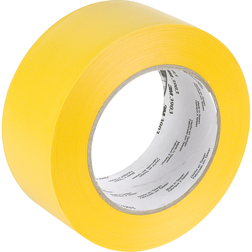 Rubans adh&eacute;sifs en vinyle 3903, 50 mm (2") la x 45,5 m (149,25') lo, 6,3 mils, Jaune Seaboard Timber Mart