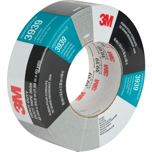 Ruban adh&eacute;sif 3939, 9 mils, Argent, 48 mm (2") x 55 m (180') Seaboard Timber Mart