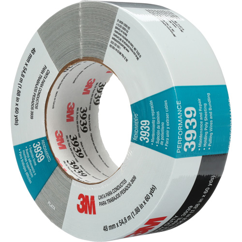 Ruban adh&eacute;sif 3939, 9 mils, Argent, 48 mm (2") x 55 m (180') Seaboard Timber Mart