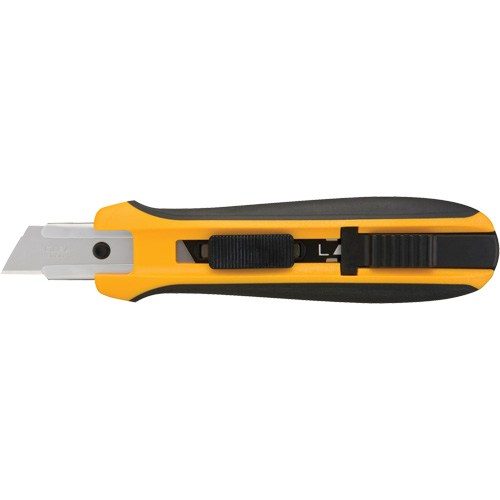 Five-Position Safety Knife, 18 mm, Silver, Rubber Handle Seaboard Timber Mart