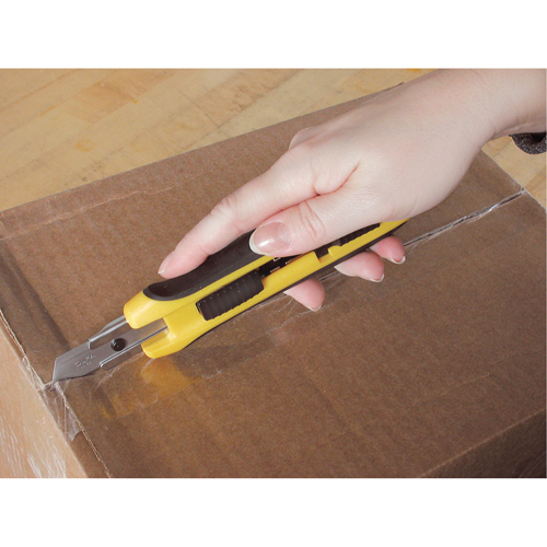 Five-Position Safety Knife, 18 mm, Silver, Rubber Handle Seaboard Timber Mart